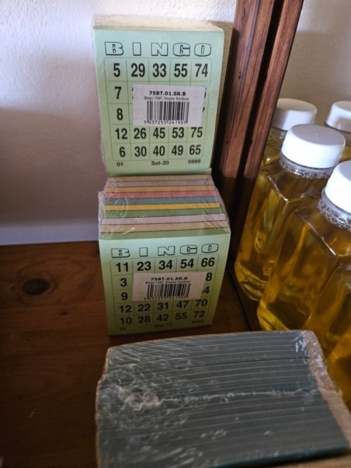 1000 bingokaarten in 10 kleuren